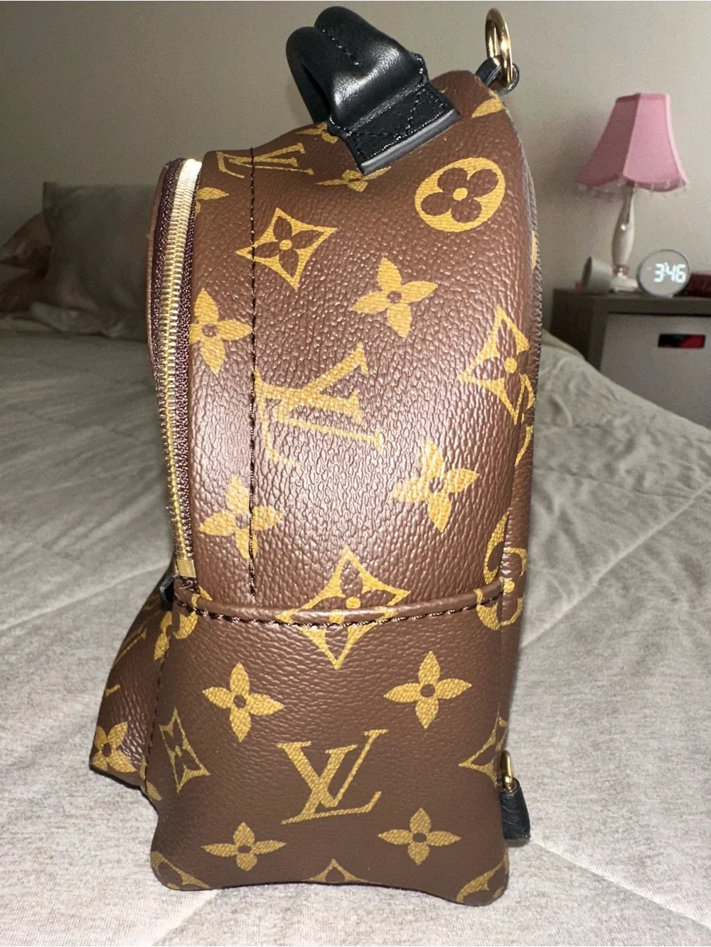 Louis Vuitton Brown and Gold Monogram Mini Backpack